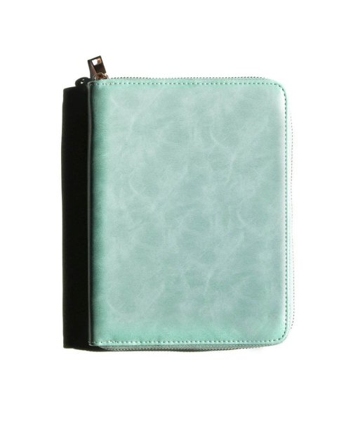 母子手帳ケース 2人分 マルチケース 手帳カバー B6 A6 革 ファスナー ほぼ日手帳 カバー ノートカバー 通帳ケース かわいい 革 おしゃれ エクレボ Exrevo D Fashion