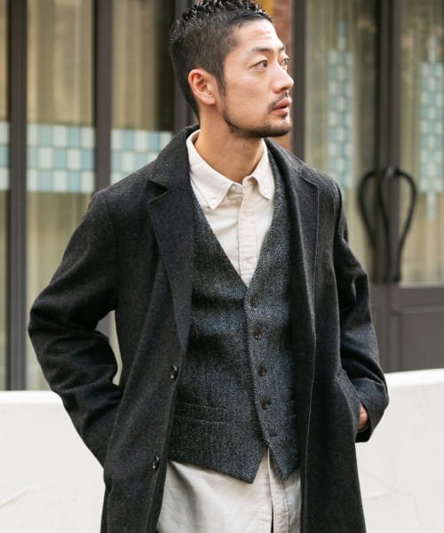 セール ハリスツイードベスト Urban Research Rosso Men Urban Research Rosso D Fashion