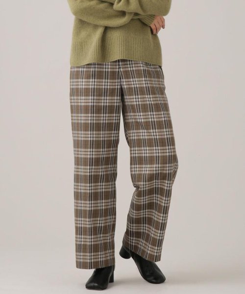 セール 50%OFF】ウールライクタックワイドパンツ(504288927) ナノ・ユニバース(nano・universe) d fashion ナノ・ユニバース ワイドパンツ
