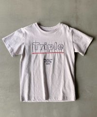 OMNES/【OMNES】キッズ 綿麻カットプリント半袖Tシャツ/504325712
