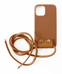 Lace Ladies/レースレディース Lace Ladies レザー張 ストラップ付き 斜め掛け スマホケース/504355382