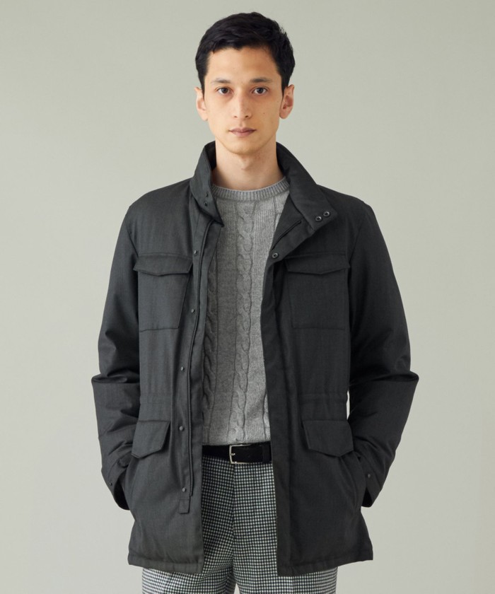 セール 30%OFF】【ZEGNA】ELECTA_ラミネート M65ブルゾンコート セール 30%OFF】【ZEGNA】ELECTA_ラミネート M65ブルゾンコート