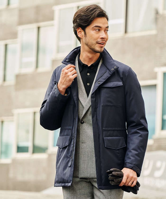 セール 30%OFF】【ZEGNA】ELECTA_ラミネート M65ブルゾンコート セール 30%OFF】【ZEGNA】ELECTA_ラミネート M65ブルゾンコート
