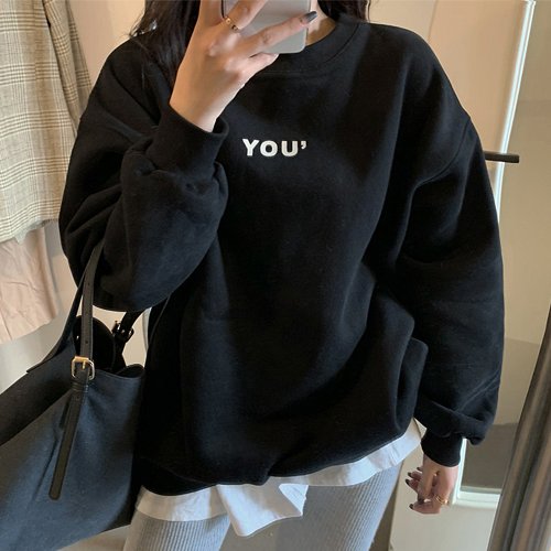 トレーナー レディース 裏起毛 韓国 ミニミニストア Miniministore D Fashion