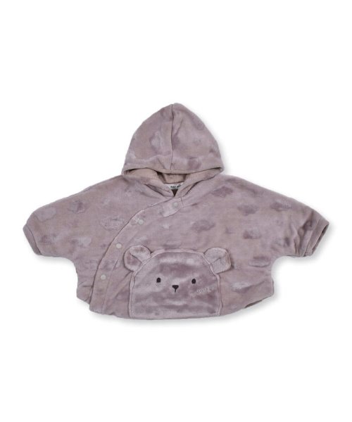 セール 60 Off ポコポコ ボア フード付き くま ドルマンスリーブ ジャケット 50 90cm スラップスリップベビー Slap Slip Baby D Fashion