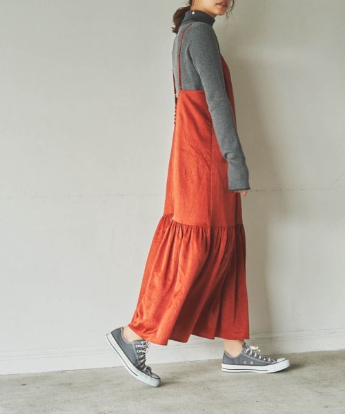 セール 起毛サテンキャミワンピース コーエン Coen D Fashion