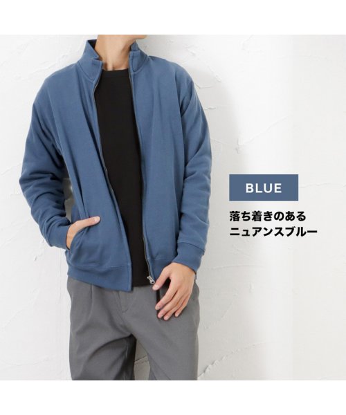 クーポン セール33 Off Navy ネイビー コットン裏毛スタンド Mh fw マックハウス メンズ Mac House Men D Fashion