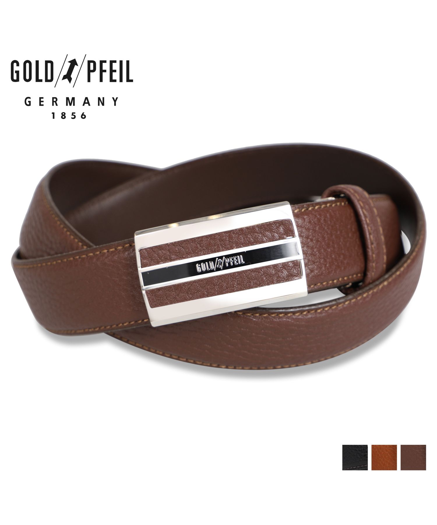 ゴールドファイル GOLD PFEIL ベルト メンズ 本革 LEATHER BELT ゴールドファイル GOLD PFEIL ベルト メンズ 本革 LEATHER BELT