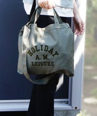 Holiday A.M./ホリデーエーエム Holiday A.M. バッグ ショルダーバッグ 2WAY レディース メンズ フロッキープリント キャンバス 帆布 Holiday A.M/504364884