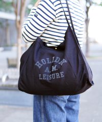 Holiday A.M./バッグ トートバッグ トート レディース メンズ フロッキープリント キャンバス 帆布 Holiday A.M./504364886