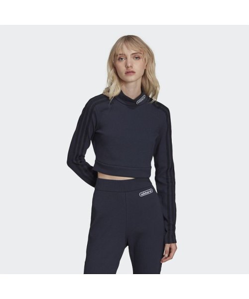 セール クロップド長袖tシャツ アディダス オリジナルス Adidas Originals D Fashion
