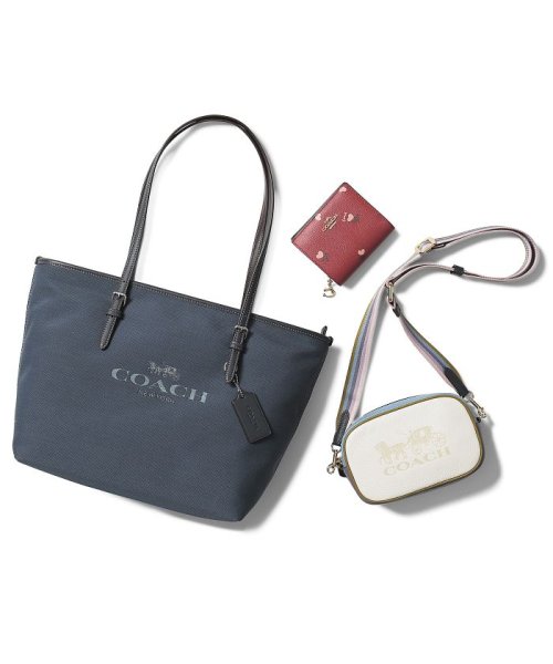 コーチ お得3点セット ショルダー トート バッグ コンパクト財布 97564 6528 C2868 504368083 コーチ Coach D Fashion
