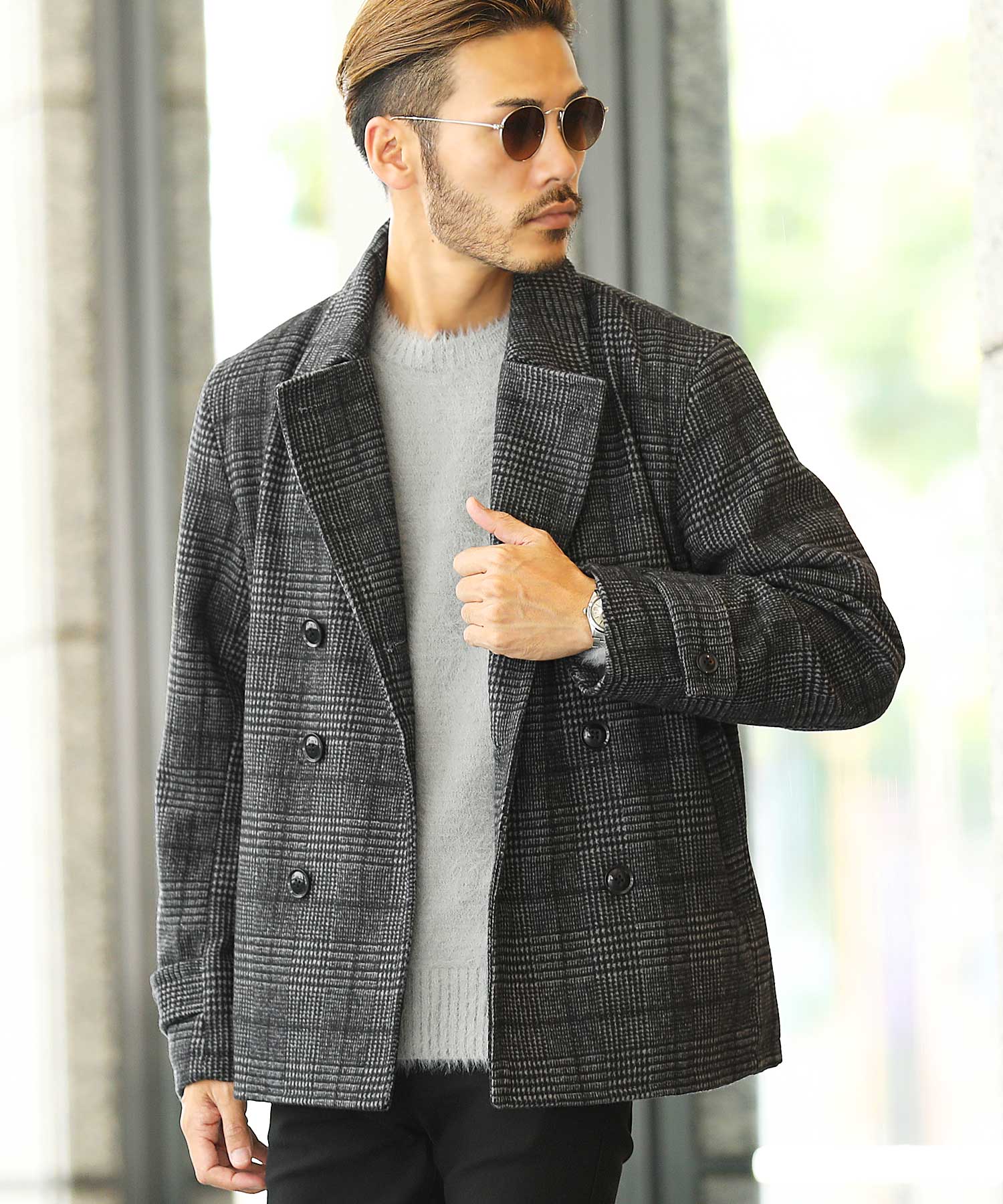 ジギーズショップ JIGGYS SHOP パウダータッチストレッチPコート ジギーズショップ JIGGYS SHOP パウダータッチストレッチPコート