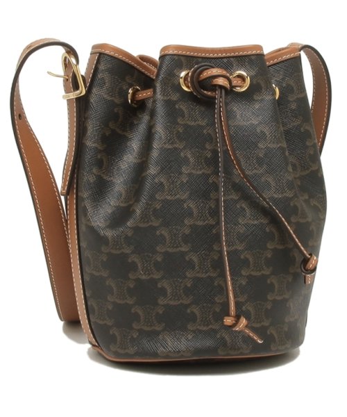 セリーヌ ショルダーバッグ レディース トリオンフ CELINE 19114 2BZJ 04LU ブラウン