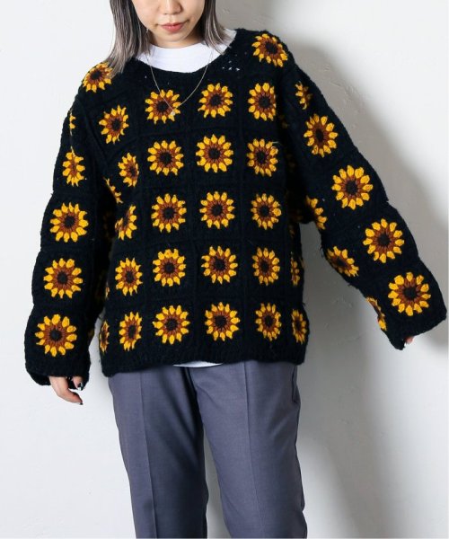 【Niche.×JW】別注 Crochet Long Sleeve T－Sunflow