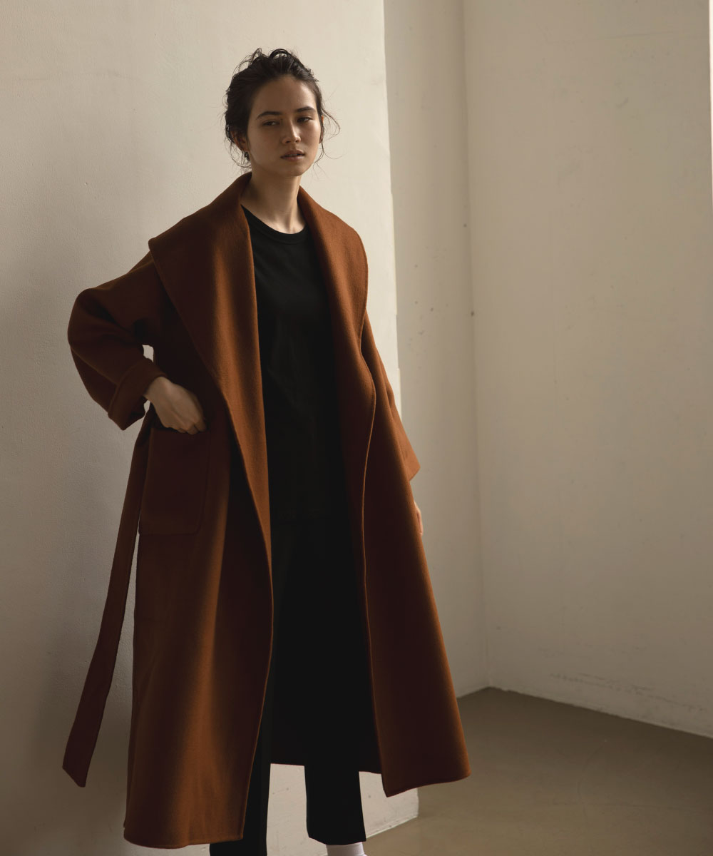 SHAWL COLLAR REVER COAT リドム SHAWL COLLAR REVER COAT