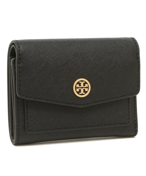 トリーバーチ アウトレット 三つ折り財布 ロビンソン ミニ財布 ブラック レディース TORY BURCH 79419 001