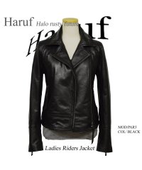 Haruf/本革 レザージャケット ダブルライダースジャケット 革ジャン レディース ラムレザー 羊革 シンプル ライダース ダブル レディースアウター 春 秋冬 PAR3/504377783