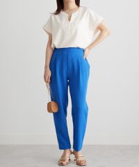 Ranan/ラナン RANAN UVカット/接触冷感 美脚シルエットタックパンツ （股下65cm）/501498837