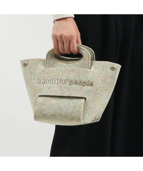 ビューティフルピープル beautiful people トートバッグ recycled felt assemble bag 7135611963