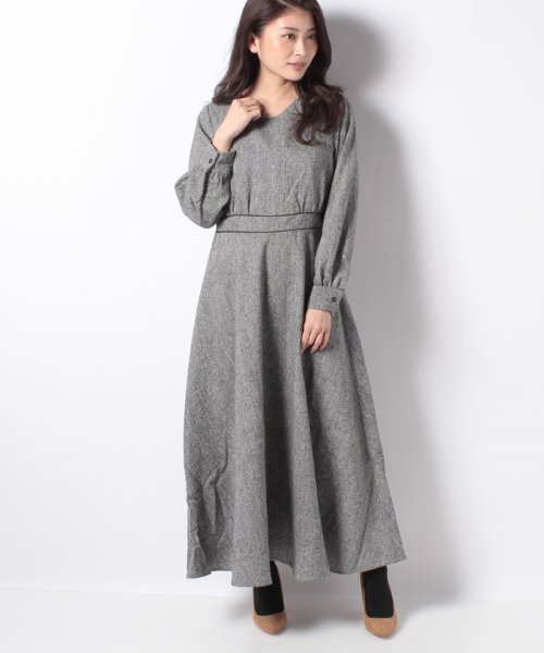 ツイード切替ワンピース ラナン Ranan D Fashion