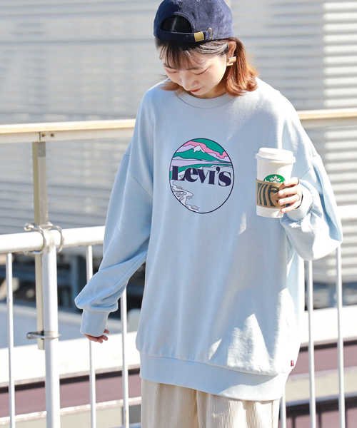 クーポン リーバイス サークルプリントトレーナー Levis Levis D Fashion