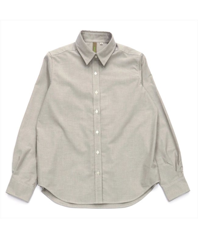 ベーシック レギュラー衿 長袖カジュアルシャツ グレイッシュベージュ トーキョーシャツ 豊富な品 TOKYO ランキング第1位 SHIRTS