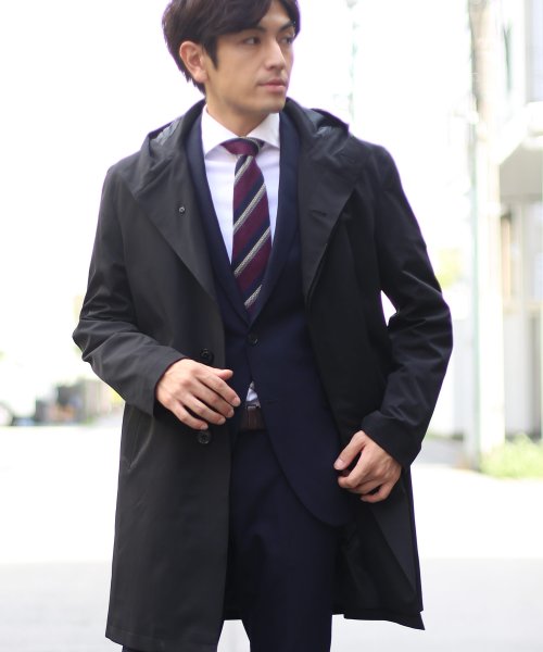 Haleine メンズハーフコートフード付き アレンヌ Haleine D Fashion Haleine メンズハーフコートフード付き アレンヌ Haleine D Fashion