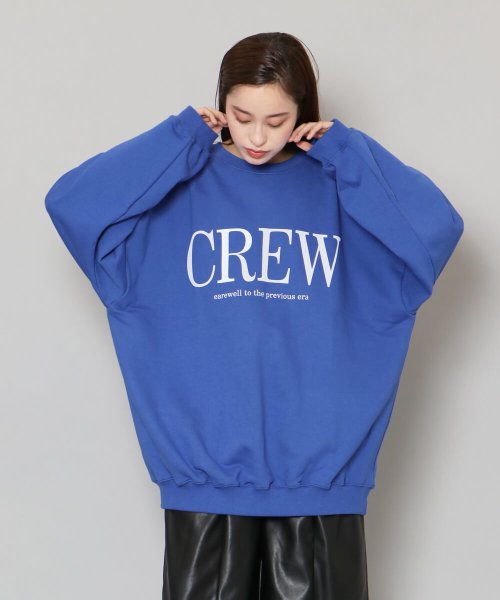 RADIATE 【手洗い可】CREWロゴスウェット
