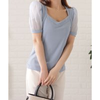 Lace Ladies/レースレディース Lace Ladies パフスリーブ 半袖 カットソー/504382567