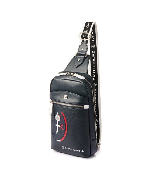 カステルバジャック カルネ ボディバッグ ワンショルダーバッグ メンズ ブランド レザー かっこいい 本革 Castelbajac Carnet カステルバジャック Castelbajac D Fashion