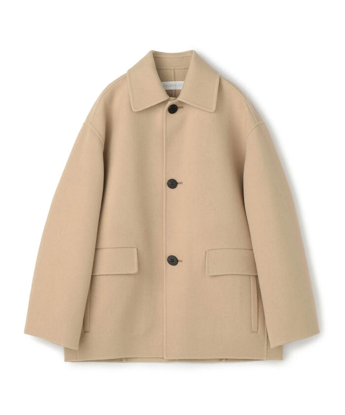 セール 30%OFF】ウールカシミヤメルトン バルカラーショート セール 30%OFF】ウールカシミヤメルトン バルカラーショート
