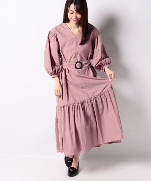 セール75 Off Every Very Nice Claup ギャザースリーブサックワンピース ナイスクラップ アウトレット Nice Claup Outlet D Fashion
