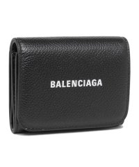 BALENCIAGA/バレンシアガ 三つ折り財布 キャッシュ ロゴ ミニ財布 ブラック メンズ レディース BALENCIAGA 655622 1IZIM 1090/504389481