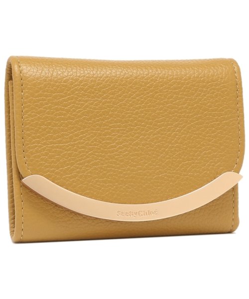 シーバイクロエ 三つ折り財布 リジー リッジー コンパクト財布 ブラウン レディース SEE BY CHLOE CHS17WP580349 21J