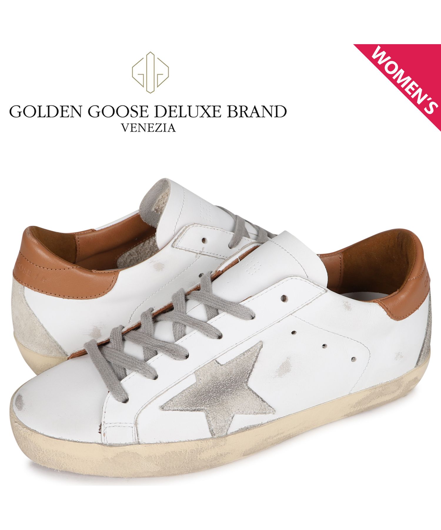 ゴールデングース Golden Goose スニーカー レディース スーパースター SUPERSTAR ホワイト 白 GWF0(504391725)  | ゴールデングース(GoldenGoose) - d fashion
