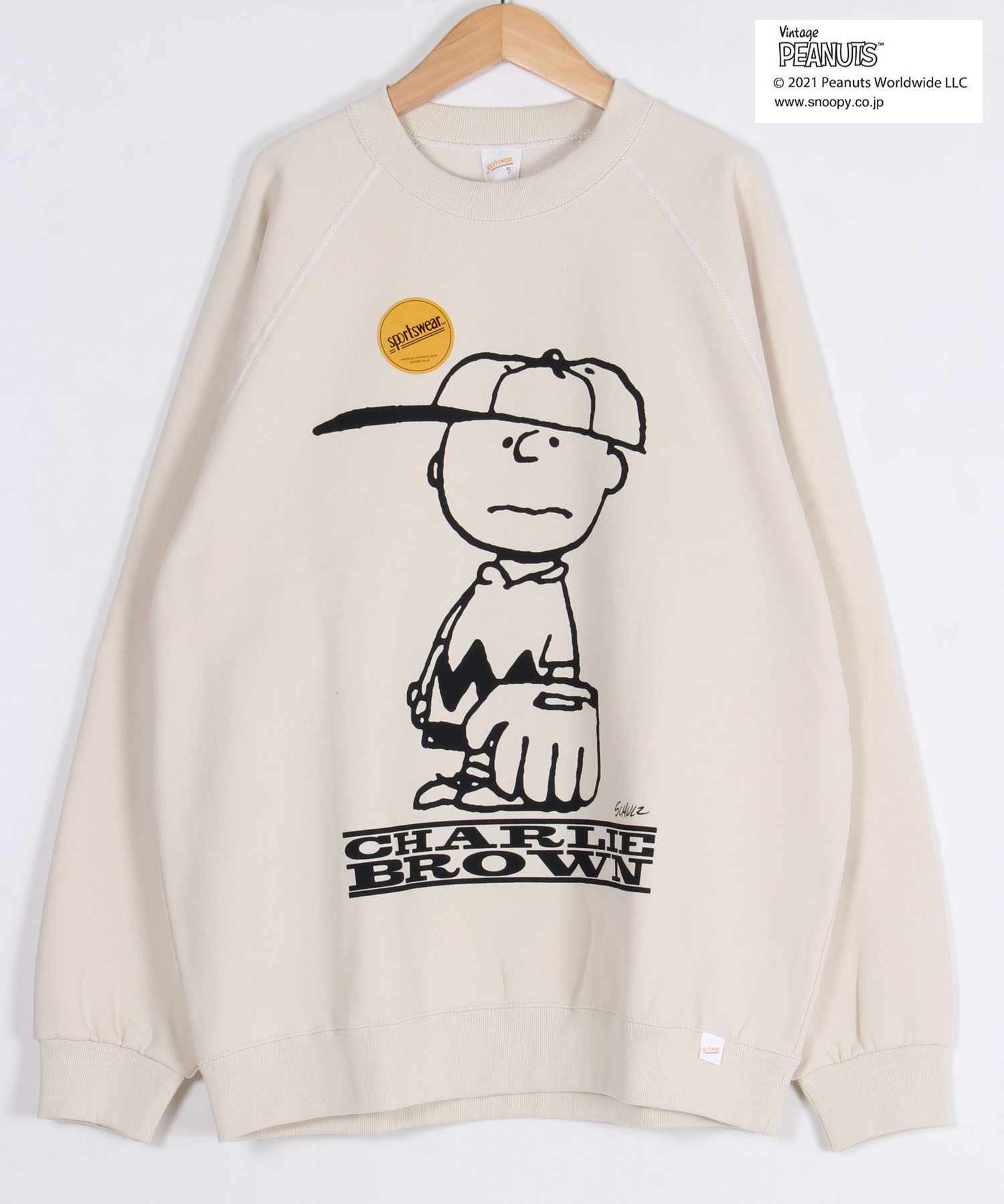 PEANUTS × sportswear】コラボ プリントクラシックスウェット