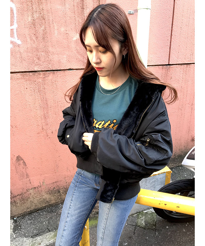 超可爱の リバーシブルエコファーma 1 ジャケット アウター Www Ronatec Com Br