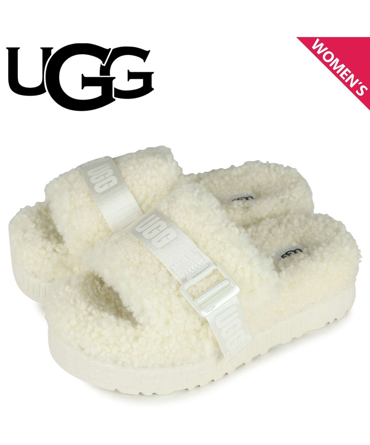 UGG アグ サンダル レディース 厚底 ファー フラッフィータ FLUFFITA
