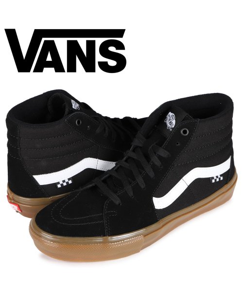 Vans ヴァンズ スニーカー メンズ バンズ スケートハイ スケハイ Skate Sk8 Hi ブラック 黒 Vn0a5fc ヴァンズ Vans D Fashion