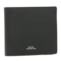 A.P.C./アーペーセー 二つ折り財布 ブラック メンズ APC A.P.C. PXBJQ H63340 LZZ/504391859