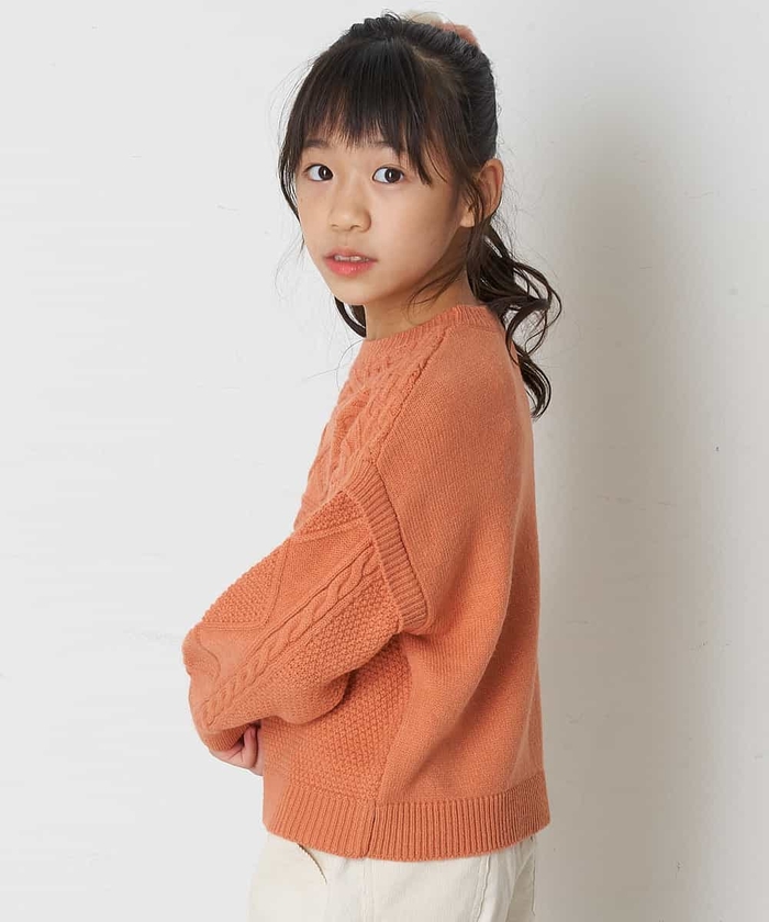 ニット・セーター(オレンジ・橙色)のキッズファッション通販 - d fashion