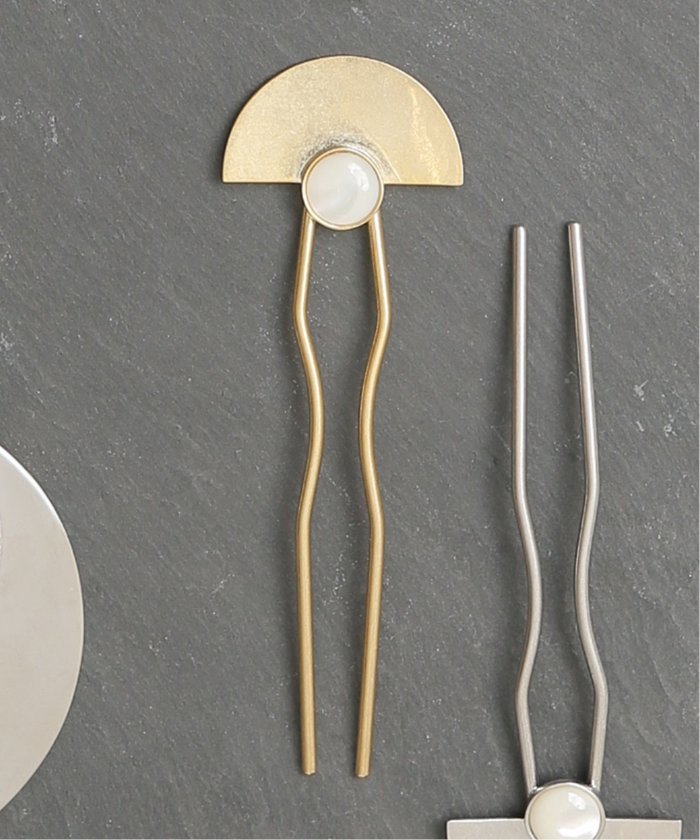 SYKIA/シキア】 Moon Stone Hair Fork◇