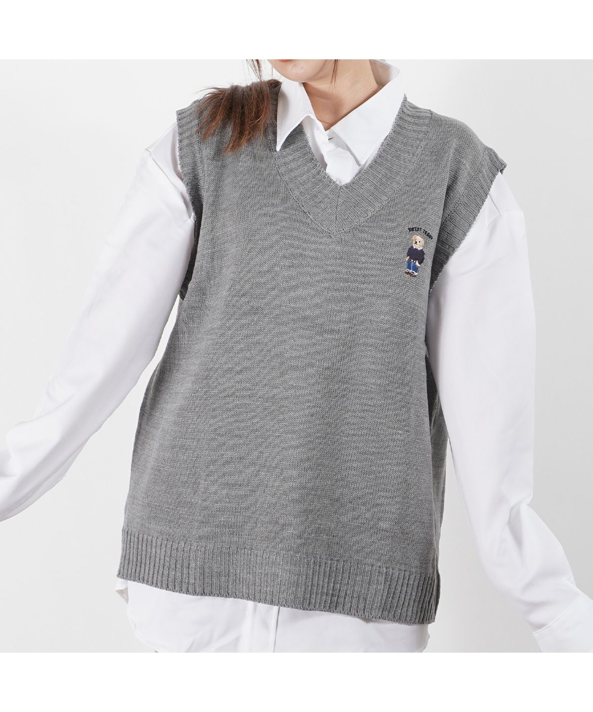 ワンフォークロージング 1111clothing ニットベスト メンズ ワンフォークロージング 1111clothing ニットベスト メンズ
