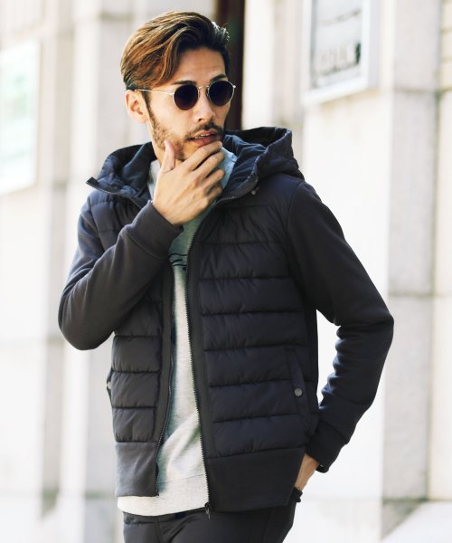 セール28 Off オールエコクラウド中綿ダウンジャケット 中綿 メンズ ダウン ジャケット ブルゾン アウター 冬服 冬 軽量 防寒 暖かい あったか ジギーズショップ Jiggys Shop D Fashion