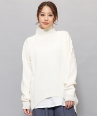 mili an deni/ハイネックニット バックスリット トップス レディース プルオーバー ウール混 セーター AW/504399665