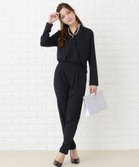 Lace Ladies/レースレディース Lace Ladies カシュクールフロントオールインワン・パンツドレス/504399920