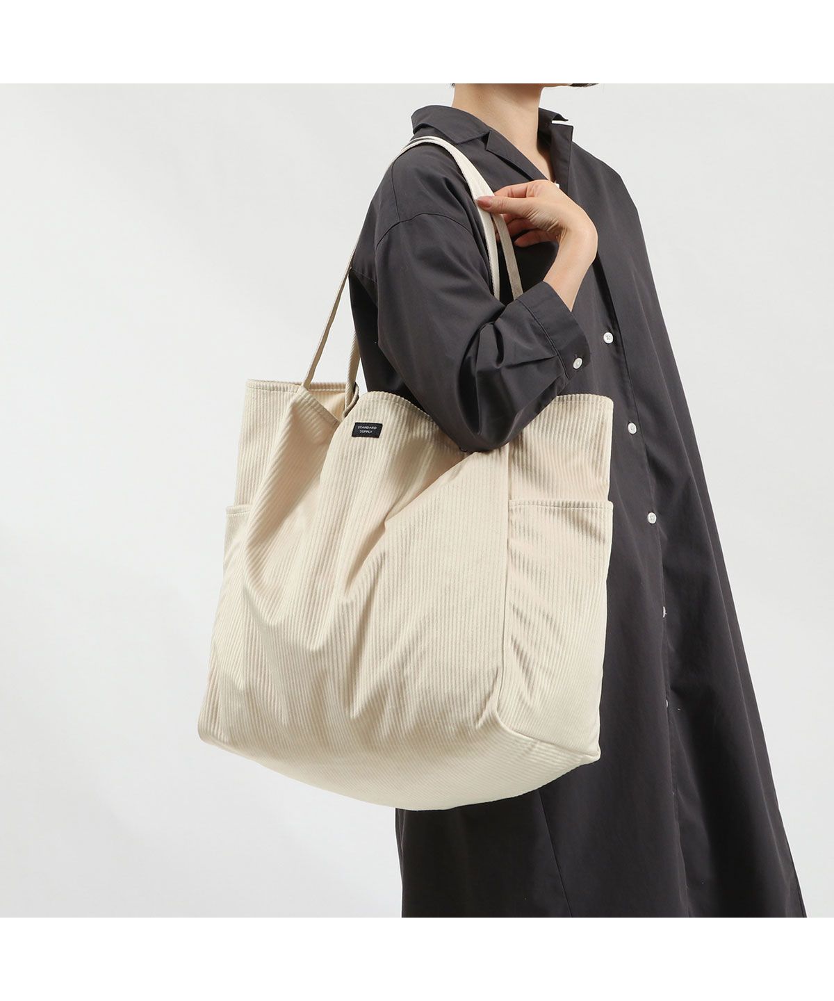 最安値新作 スタンダードサプライ トートバッグ B4 Standard Supply Daily Corduroy Tote L マザーズバッグ 手洗い可 日本製 秋冬限定 スタンダードサプライ Standard Supply 通販格安 Mea Classera Com