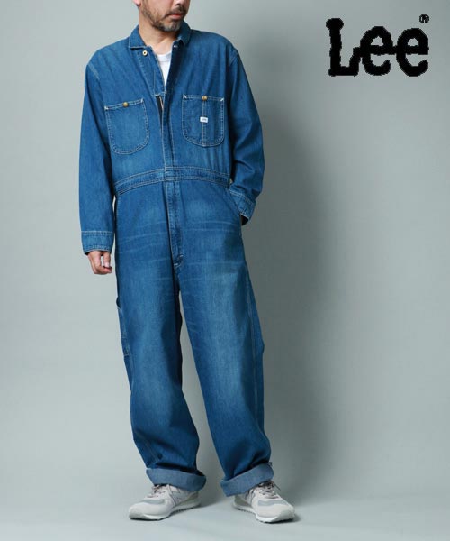 リー ツナギ DUNGAREES メンズ ライトインディゴブルー XL