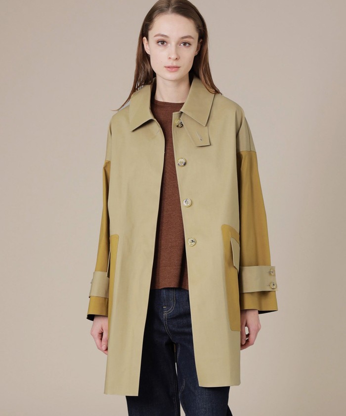 MACKINTOSH マッキントッシュ ゴム引 コート 英国製 ベージュ 38 MACKINTOSH マッキントッシュ ゴム引 コート 英国製 ベージュ 38